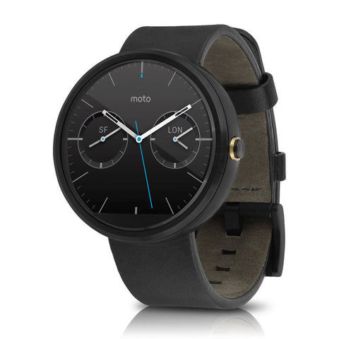 Motorola - Moto 360 22mm Smartwatch